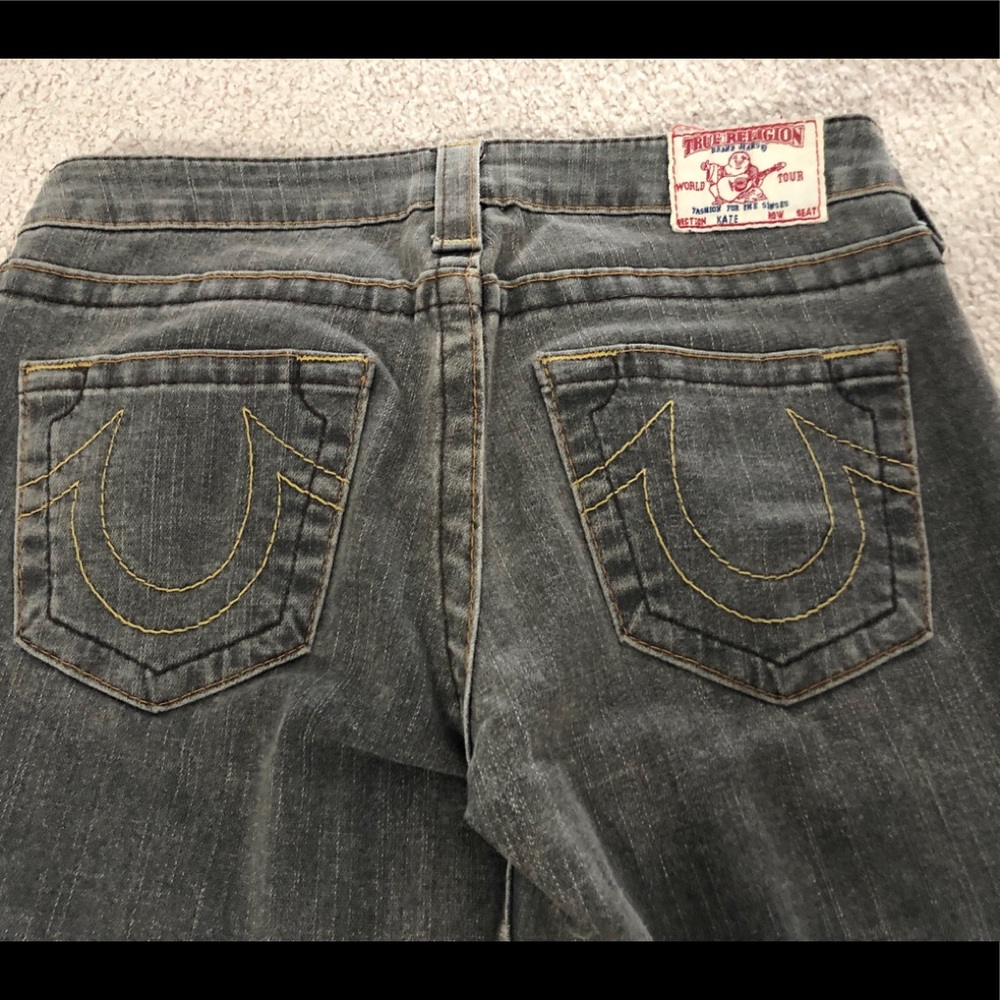 True Religion denim capris